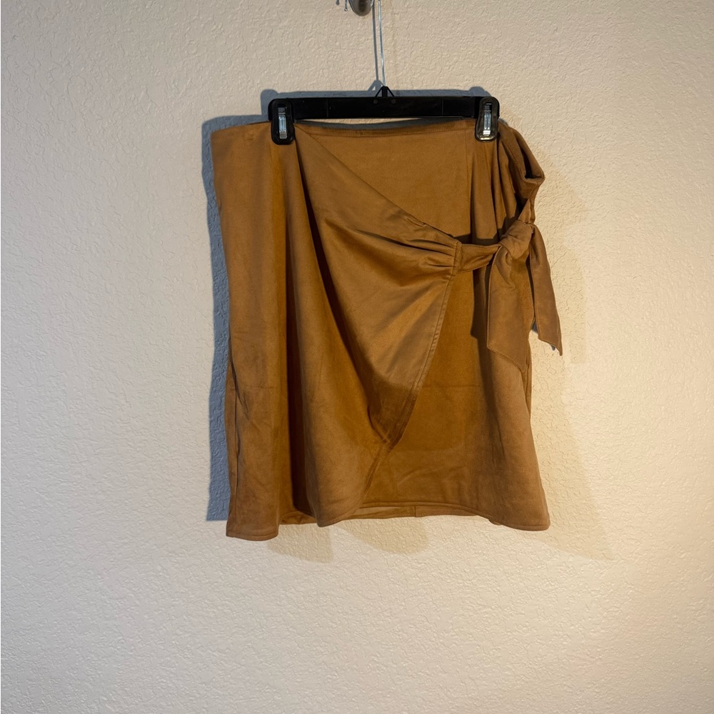 LOFT Asymmetrical Brown Skirt